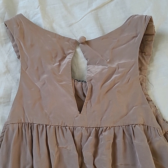 BCBG Max Azria 100% Silk Sleeveless Dress, Size L - Picture 3 of 12